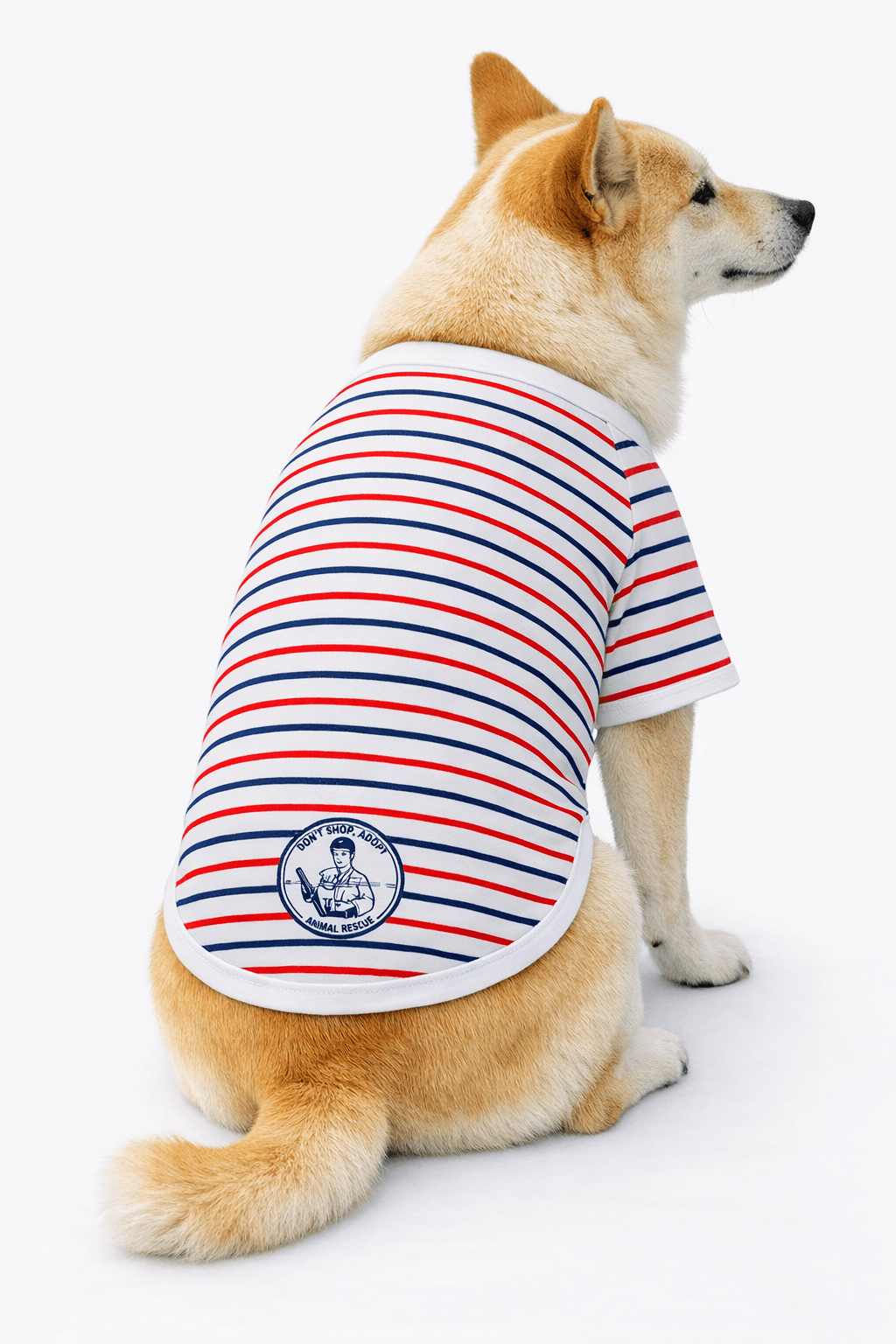 お散歩でメッセージを発信!「保護犬・猫支援」チャリティートリコボーダータンクトップ | 3枚目